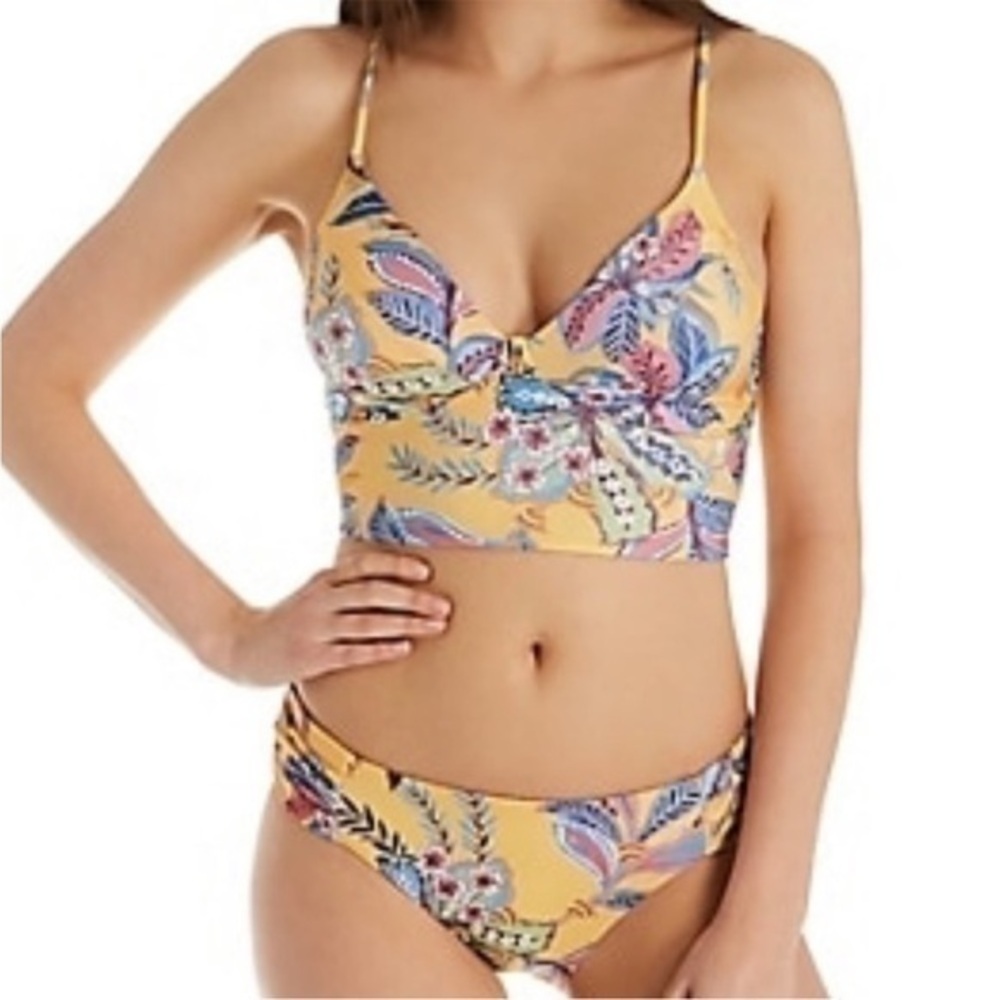 NEW BECCA Tapestry Bloom Reversible Two Piece Bikini
